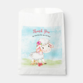 水の色ガールシープファームありがとう フェイバーバッグ