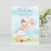 水の色ガールシープファーム サンキューカード (スタンド正面)