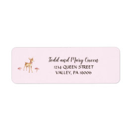 水の色ガールディアシャワー差出人住所ラベル ラベル