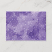 水の色ガールパイロットテディベアブックベビー エンクロージャーカード (裏面)