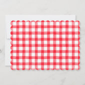 水の色ガールヒツンベビーシャワーファーム招待状 招待状 (裏面)