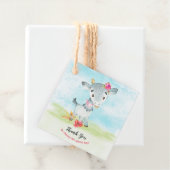 水の色ガールヤギ農場ありがとう フェイバータグ (インサイチュ)