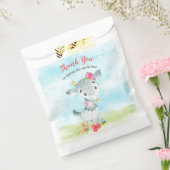 水の色ガールヤギ農場ありがとう フェイバーバッグ (封をした状態)