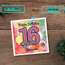 "水の色ガール"甘い16パーティー