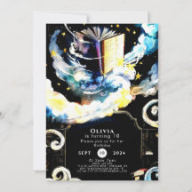 水の色キッズストーリお洒落ブック誕生日