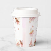 水の色キノコ妖精1stバースデーフォレスト 紙コップ (右)