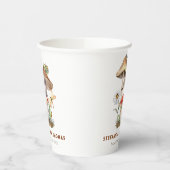 水の色キノコ赤ちゃんシャワー紙カップ | ウィーム 紙コップ (左)