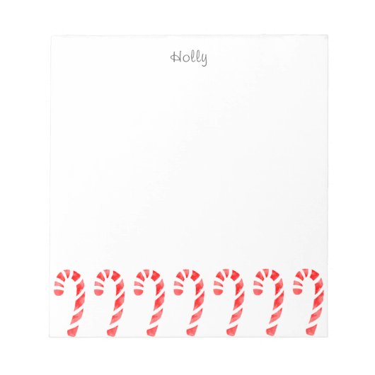 水の色キャンディーキャン ノートパッド (正面)