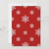 水の色キャンディーケーンメリークリスマスフォト シーズンカード (裏面)