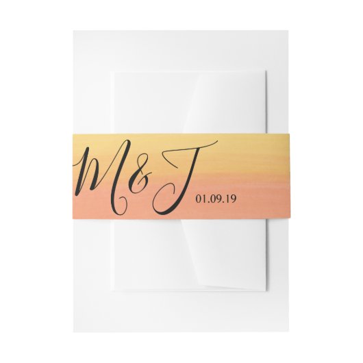 水の色キャンディーコーンハロウィン結婚ズ 招待状ベリーバンド (正面例)