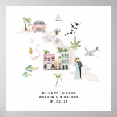 水の色キューバの目的地の結婚式へようこそ ポスター (正面)