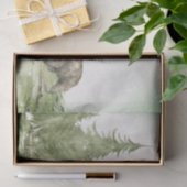 水の色クマ冬の風景の分離 薄葉紙 (ギフト)