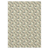 水の色クラシックのクリスマスホリーベリーのミュート テーブルクロス (正面)