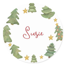 水の色クリスマスの木の子供