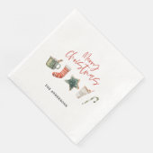 水の色クリスマスクッキーはキャンディケーンを飲む (コーナー)