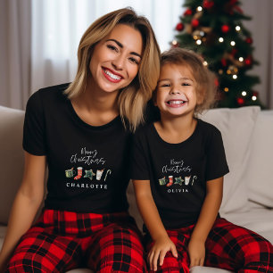 水の色クリスマスクッキーはキャンディケーンを飲む Tシャツ