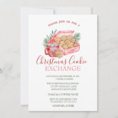 水の色クリスマスクッキースターグリーンクリスマス 招待状 (正面)