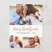 水の色クリスマスクッキー飲み物キャンディ3写真 シーズンポストカード (正面)