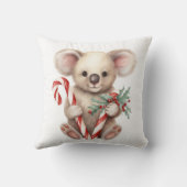 水の色クリスマスコアラベア クッション (裏面)