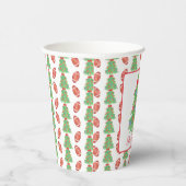 水の色クリスマスサッカーツリーギフト 紙コップ (右)