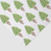 水の色クリスマスツリートピアリー 薄葉紙 (詳細)