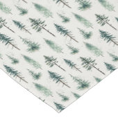 水の色クリスマスツリーホリデーパターン ショートテーブルランナー (コーナー)