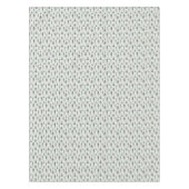 水の色クリスマスツリーホリデーパターン テーブルクロス (正面)