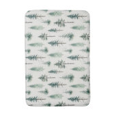 水の色クリスマスツリーホリデーパターン バスマット (正面縦)