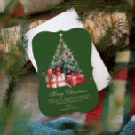 水の色クリスマスツリー非フォトクリスマスカード シーズンカード<br><div class="desc">この水の色のエレガントクリスマスツリーで休日の応援を広げる、非写真のクリスマスカード。この美しシンプルいホリデーカードはあなたの季節の挨拶を送るのに最適な方法である。簡単にグリーティングをパーソナライズし、好みに合わせてフォントを編集する。このお洒落カスタムクリスマスカー魅力的ドは、この冬の休暇シーズン中に友達や家族が彼らのことを思い出す考えための方法である。会社のクリスマスカード、小さなビジネスのクリスマスカード、または自分の個人的なクリスマスカードに最適！</div>