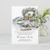 水の色クリスマスドアの動きのお知らせ 案内状 (スタンド正面)