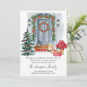 水の色クリスマスドアの動きのお知らせ 案内状 (スタンド正面)