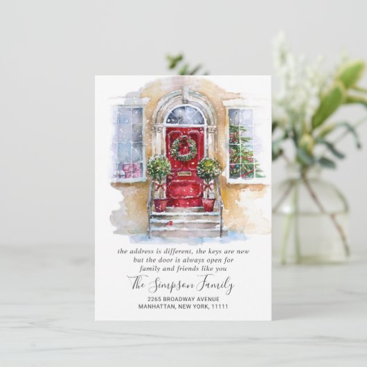 水の色クリスマスドア移動 案内状 (スタンド正面)