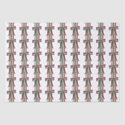 水の色クリスマスプレッドボウガーランド 薄葉紙 (正面)