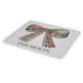 水の色クリスマスプレッドボウ カッティングボード (角)