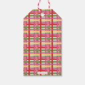 水の色クリスマスプレッドボウ ギフトタグ (裏面)