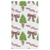 水の色クリスマスプレッドボウ&トピアリー スモールペーパーバッグ (裏面)