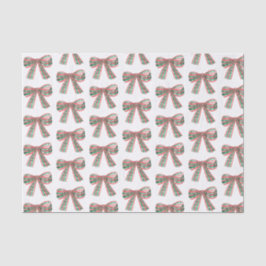 水の色クリスマスプレッドボウ 薄葉紙