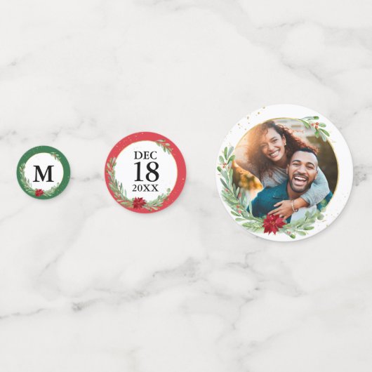 水の色クリスマスホリデー結婚ズ コンフェッティ (正面)