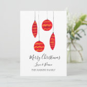 水の色クリスマスボーメリーブルと明るい シーズンカード (スタンド正面)