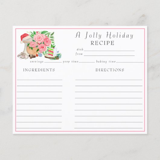 水の色クリスマスミキサーとホリデーデザート (正面)