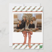 水の色クリスマス銅弓ガーランド シーズンカード (裏面)