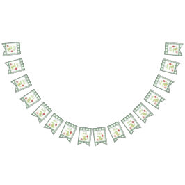 水の色クロコダイル1日の誕生日 バンティングフラッグ