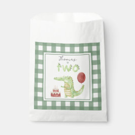 水の色クロコダイル2番目の誕生日 フェイバーバッグ