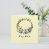 水の色グラフ素朴ィン&エッグネストイースター カード (スタンド正面)