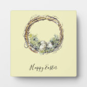 水の色グラフ素朴ィン&エッグネストイースター フォトプラーク (正面)