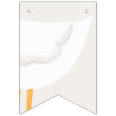 水の色グースワイルドフラワーツインベビーシャワー バンティングフラッグ (第2の旗)