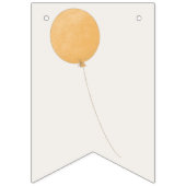 水の色グースワイルドフラワーツインベビーシャワー バンティングフラッグ (第3の旗)