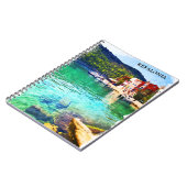 水の色ケファロニアギリシャ沿岸ビュー ノートブック (左側)