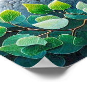 水の色コアラとベビージョイの木絵を描の ポスター (角)