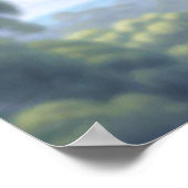 水の色コアラとベビージョイの木絵を描の ポスター (角)